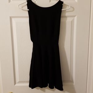 American Apparel Backless Black Dress